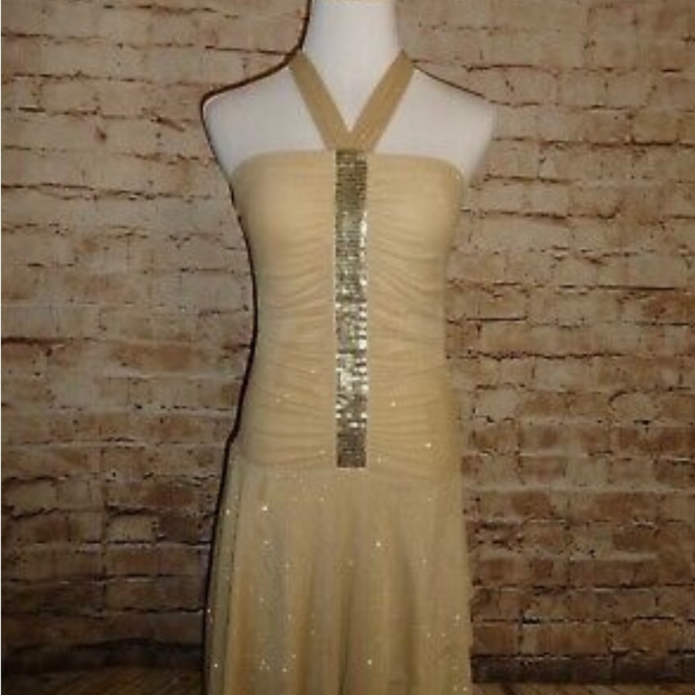 Ruby Rox Junior’s Large Strapless Silver Dress - image 4